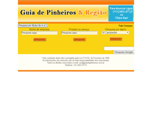 Tablet Screenshot of guiadepinheiros.com.br